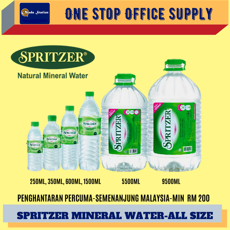 SPRINTZER MINERAL WATER / 250ML X 24'S / 600ML X 24'S /Sprintzer /Mineral Water /Water /Natural Mineral Water /Sprintzer Mineral Water