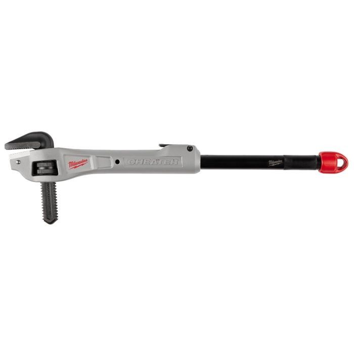 MILWAUKEE CHEATER Aluminum Offset Adaptable Pipe Wrench (13" - 24")