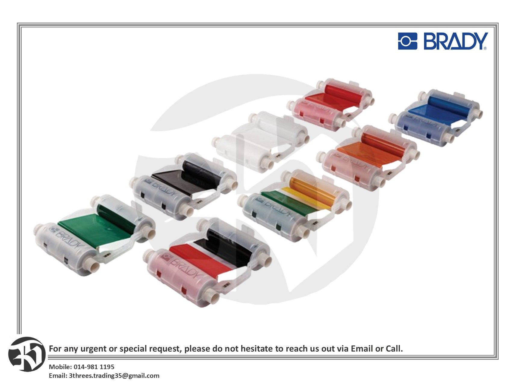 Brady S3700 Ribbon & Label