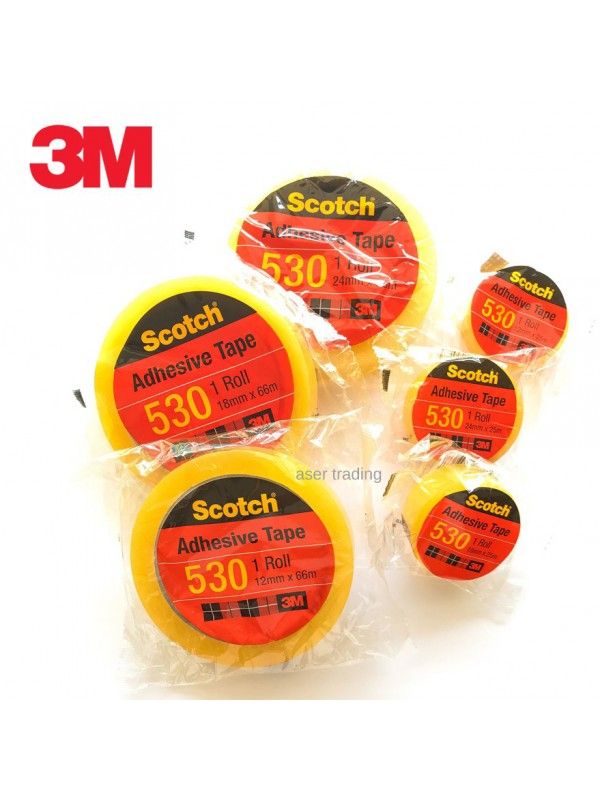 3M *3M Scotch 530 Transparent Cellulose Tape [6s]