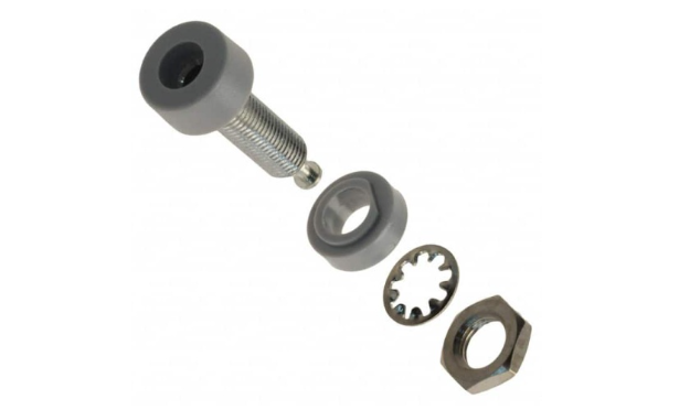 Fluke PJKPL 1581-8 B-jack, Tin Pl 10/pkg (gray)