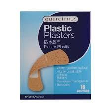 Guardian Plastic Plaster 10 pieces