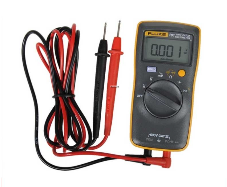 FLUKE 101 PALM SIZE DIGITAL MULTIMETER CAT III 600 V