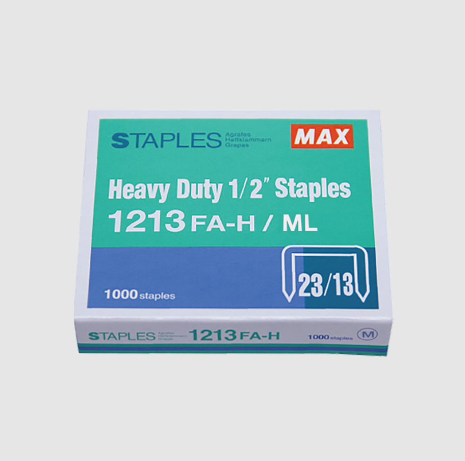 MAX 1213FA-H (23/13) STAPLES BULLET (1000 PCS)