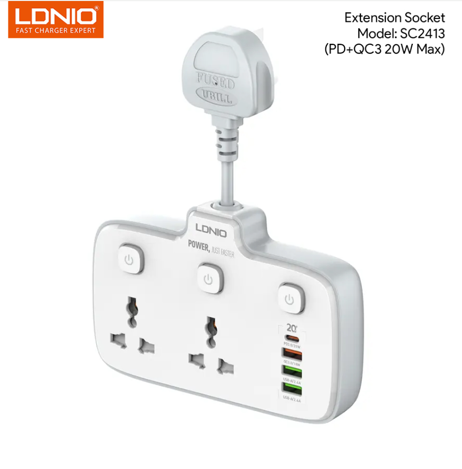 LDNIO POWER SOCKET 20W (SC2413)