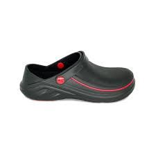 Black Hammer Safety Clogs Slip Ons - Black
