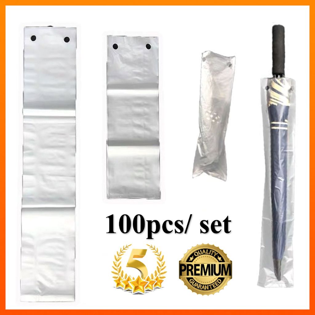 100pcs Disposable Umbrella Cover Disposable Umbrella Bag