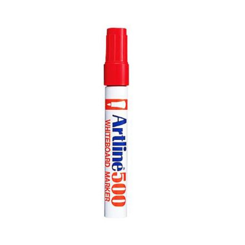 Artline 500 Whiteboard Marker, Red (Single)