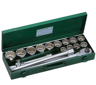 TONE 3/4? DR SOCKET SET 17PCS (INCHES) – 200