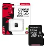 KINGSTON SD CANVAS SELECT 64GB