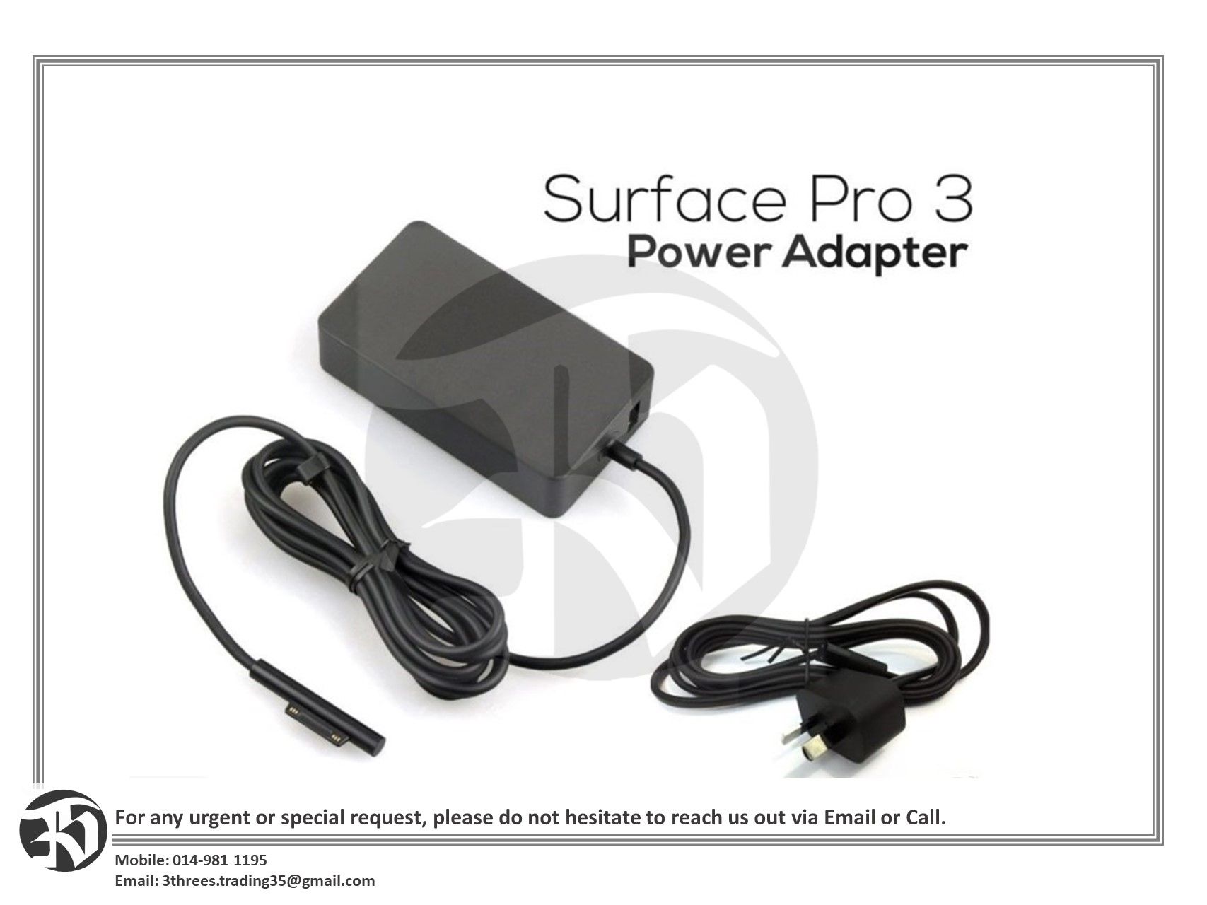 Charger Surface Pro 3