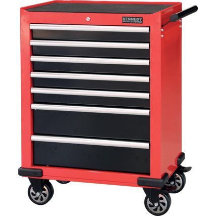 Kennedy 7 Drawer Metal Tool Roller Cabinet Heavy Duty