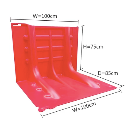 Composite Material Movable Flood Control Board Water Gate Flood Barrier