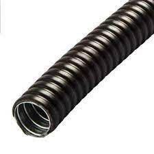 Adaptaflex SP12/BL/25M PVC Coated Galvanised Steel Flexible Conduit Black [25m]
