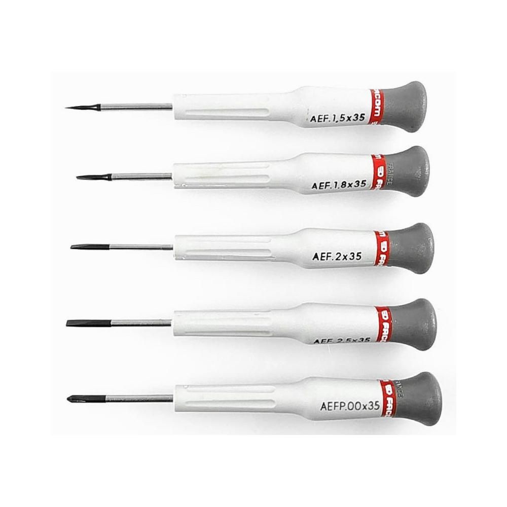 Facom *Facom AEF.J5 Precision Slotted Pozidriv Screwdriver Set