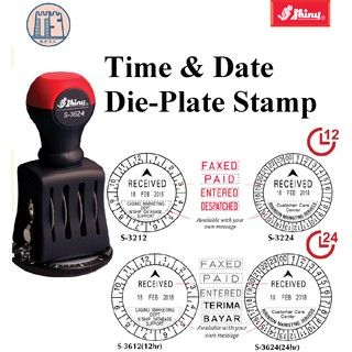 SHINY S-3612 & S-3624 TIME & DATE STAMP* FAST DELIVERY & LOCAL SUPPLIER