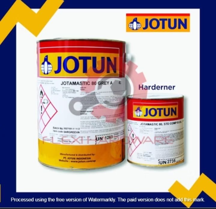 JOTUN JOTAMASTIC 80 ( GREY, RED, BLACK & OFF WHIT/ ALU )- 5 LITER KLANG VALLEY ONLY