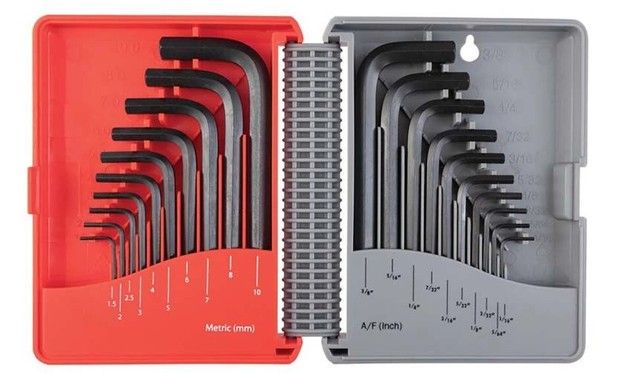 OEM Kennedy Hex Key, L-Handle, Spare Case,