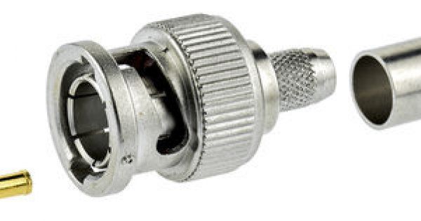 Telegärtner *Telegärtner 50 Ohm BNC RF Coaxial Crimp Plug Connectors - J01002A1288