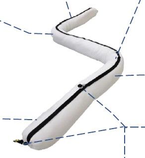 CRISBEN HEAVY DUTY OIL ABSORBENT BOOM 300CM X 12.5CM DIA (OBE125)
