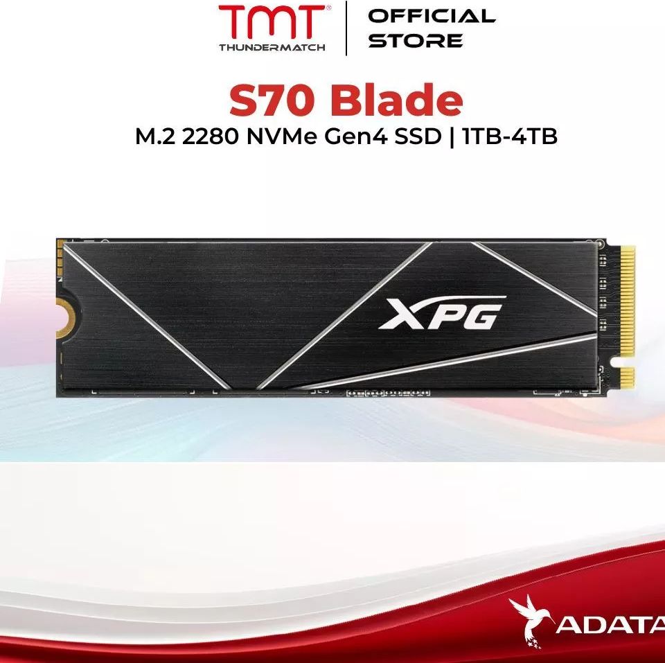 ADATA Read/Write 7400mbps/6400mbps (2TB) S70