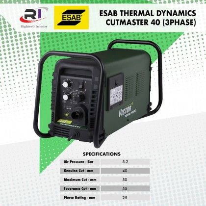 RIGHTWELL ESAB THERMAL DYNAMICS® CUTMASTER® 40MM 3PHASE