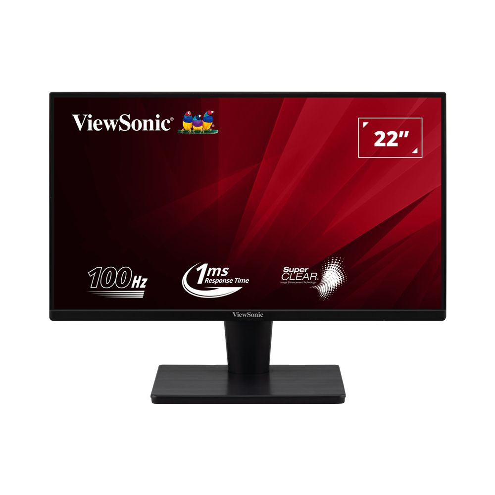 VIEWSONIC VA220-H / VA2215-H 22" MONITOR ( 22" VA FHD / 1MS / 100HZ / AMD FREESYNC / VGA + HD MI)