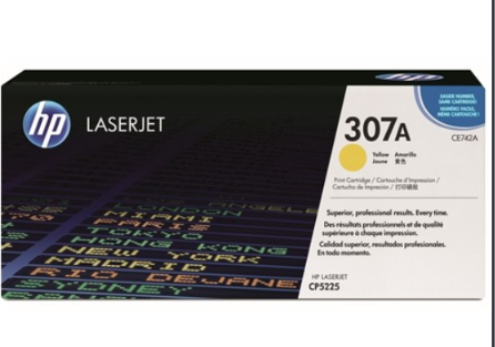 HP 307A Yellow LaserJet Toner Cart