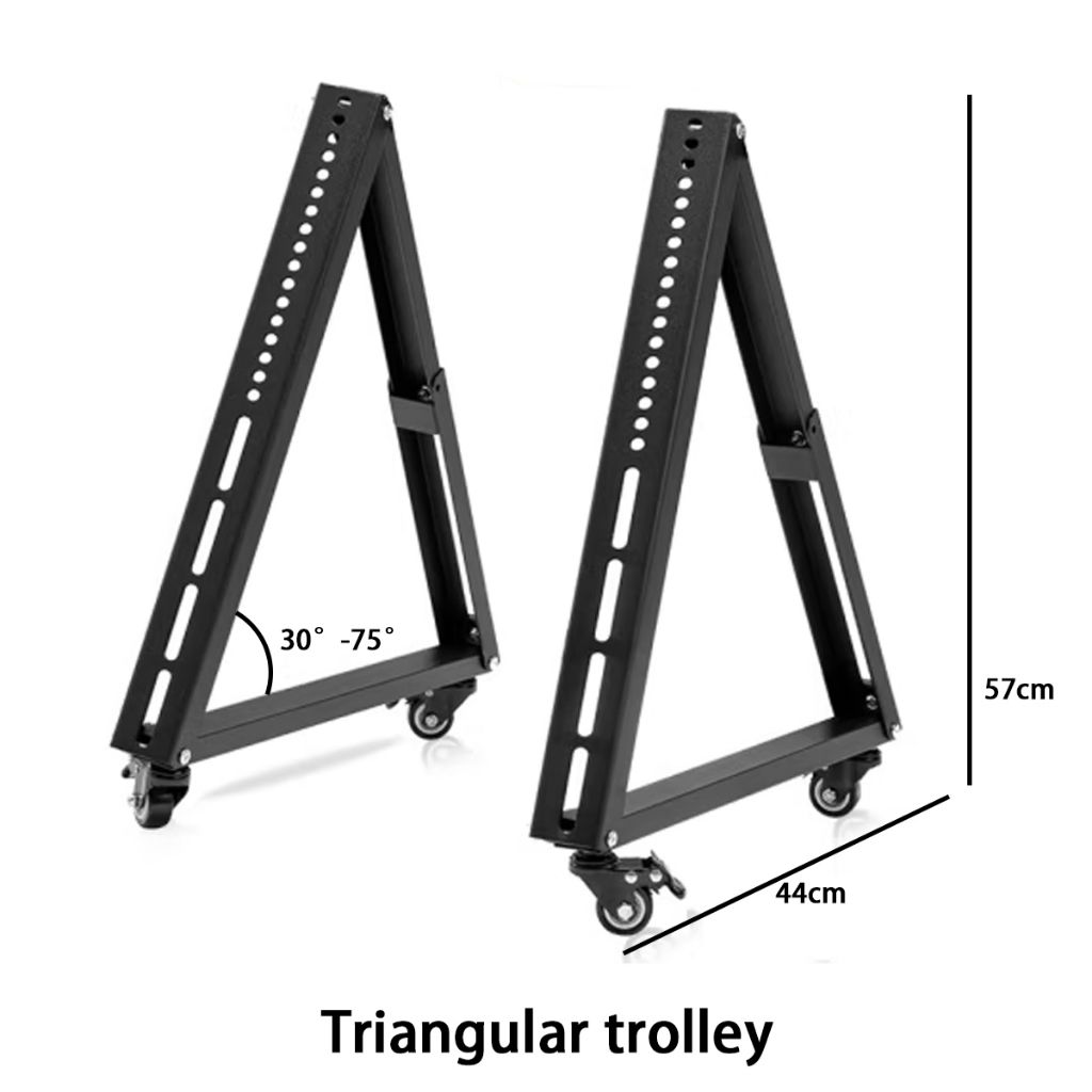 32-75 inchTV Floor Mobile Bracket Conference Room Stage Display Vertical Trolley Hanger