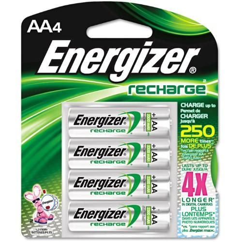ENERGIZER RECHARGEABLE BATTERY 4AA 2000MAH, 4PCS/PKT (NH15RP4PP)