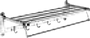 ABAGNO Foldable Towel Rack With Hooks