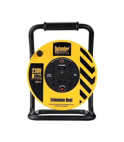 Defender Industrial Extension Wire Cable Reel 30M