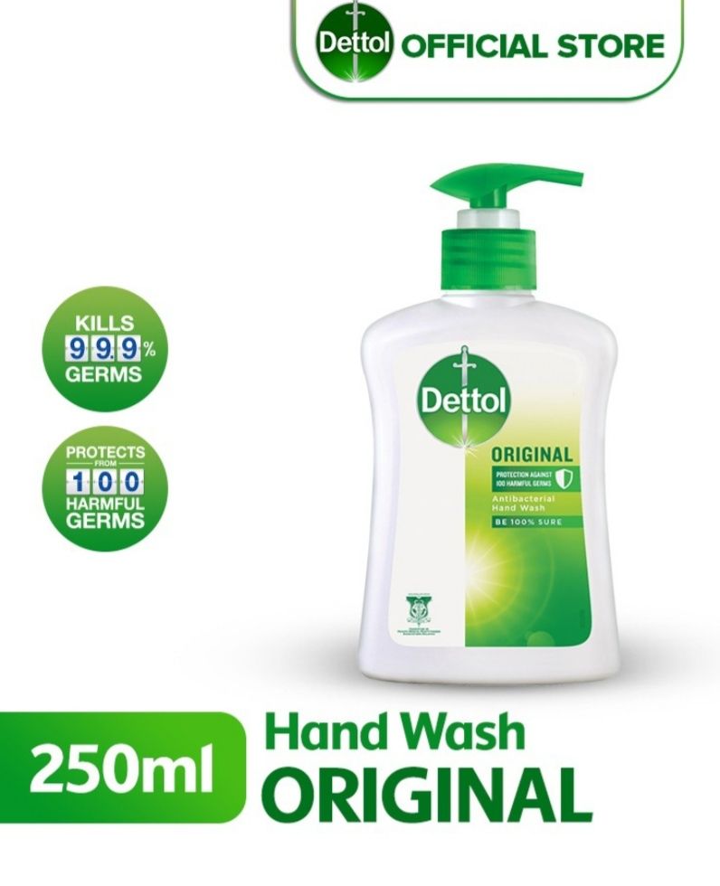 Dettol original hand wash anti bacterial (250ml)