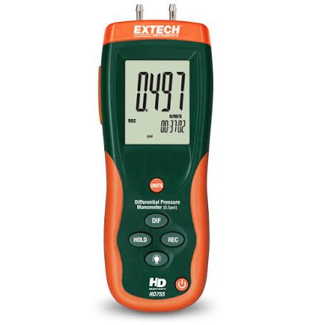 EXTECH HD755 MANOMETER, PRESSURE
