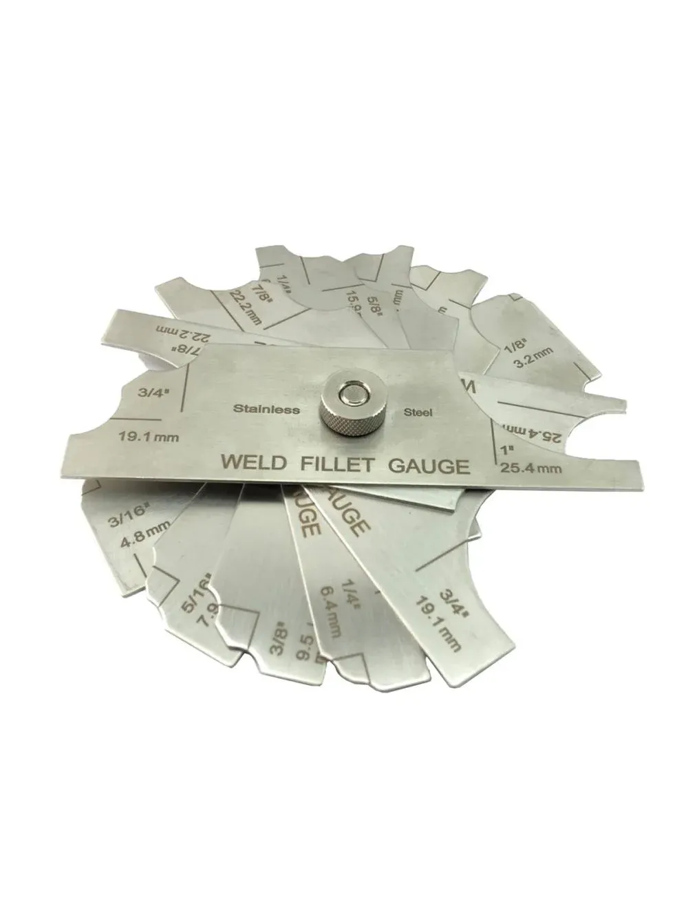 Weld Fillet Gages Set (7PCS)