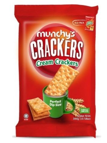 12 Packs Munchy's Cream Crackers Biscuit HALAL