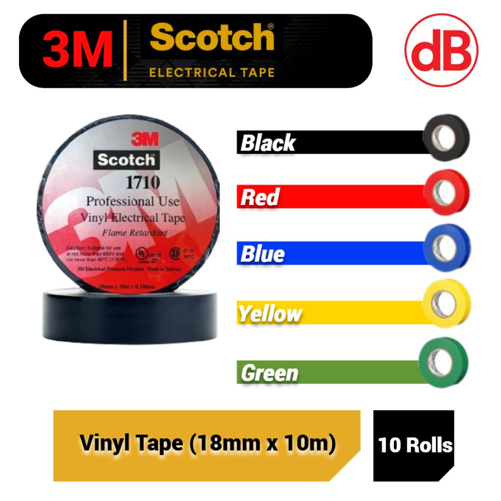 3M Scotch Electrical Tape (1710 Vinyl)