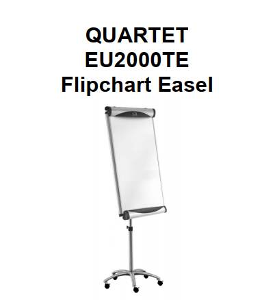 Genuine Malaysia Quartet Warranty - QUARTET EU2000TE Flipchart Easel