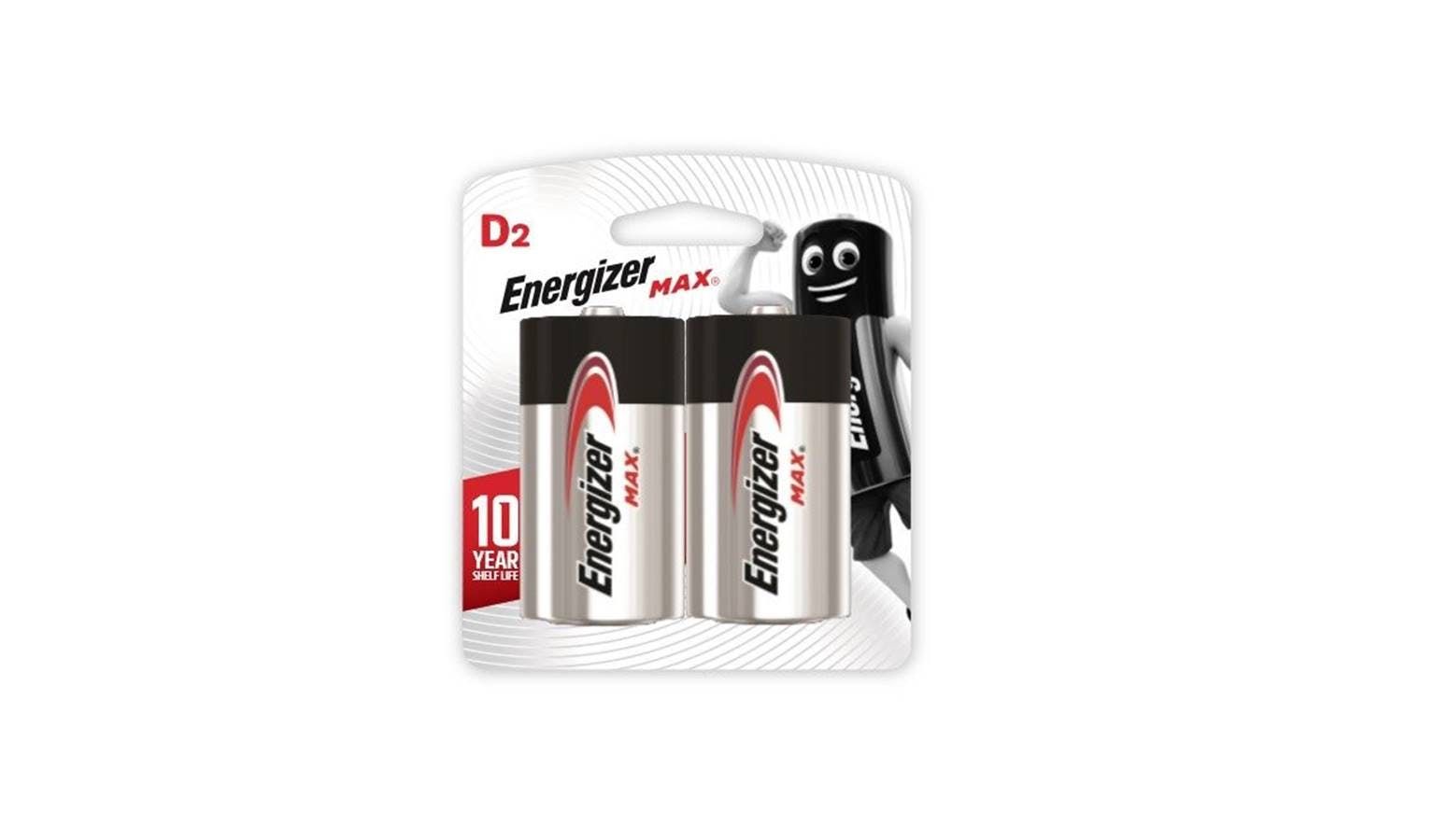 ALKALINE BATTERY SIZE D 1.5V (2PCS/CARD)