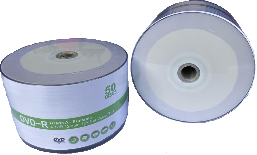 DVD-R Printable Inkjet White Surface