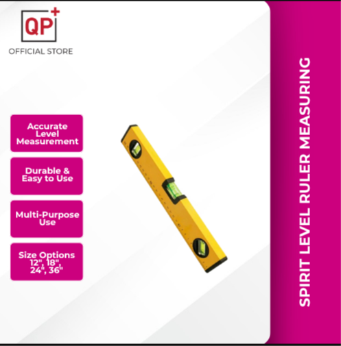 SPIRIT LEVEL 12" 18" 24" 36" LEVEL RULER MEASURING WATER LEVEL BOX LEVEL l PEMBARIS PENDEK l 水平尺-24"