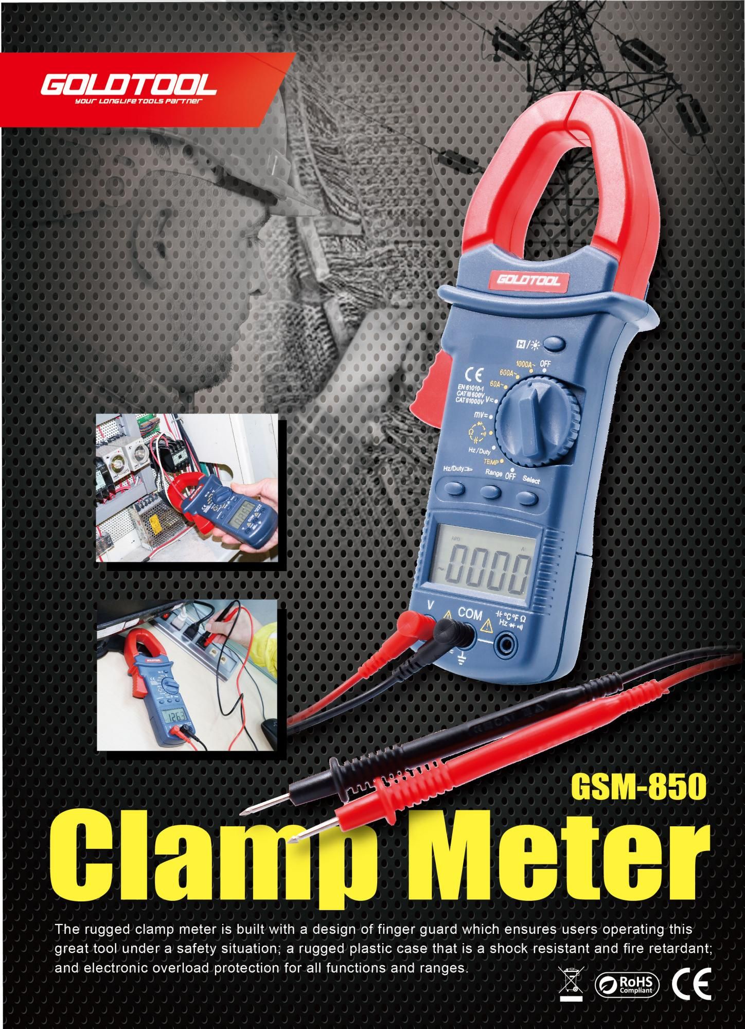 Clamp Meter GSM-850 ]