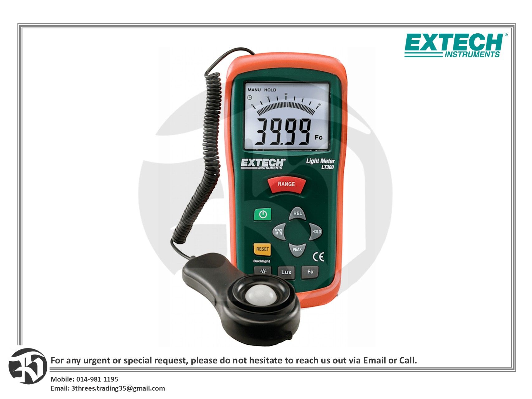 Extech LT300 Light Meter