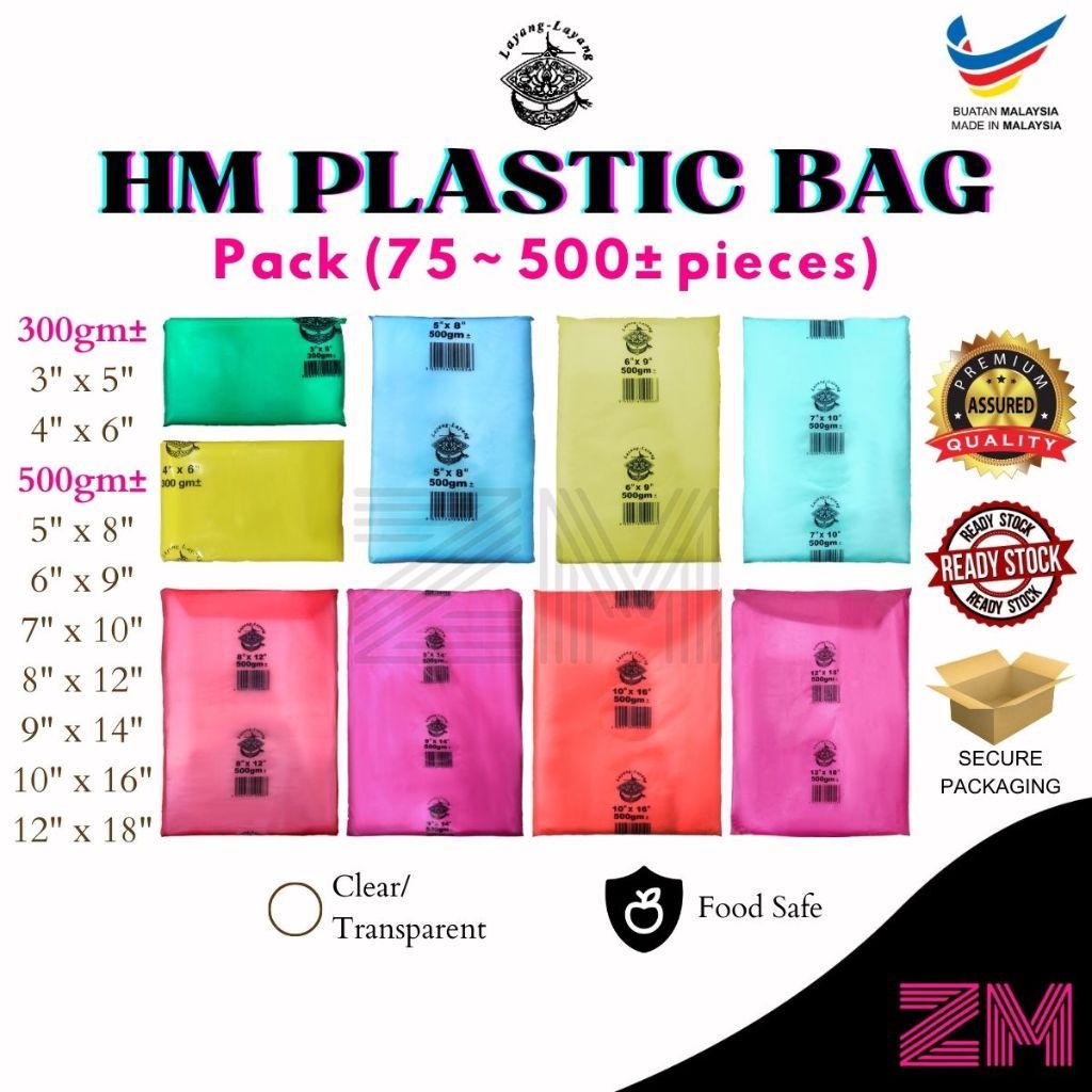 Plastic Bag Plastik Beg Bungkus Drink Tranparancy