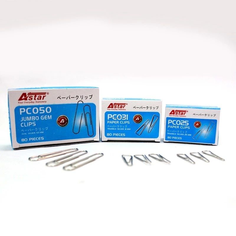 Astar/Penguin Triangle Metal Paper Clip (25mm / 31mm)