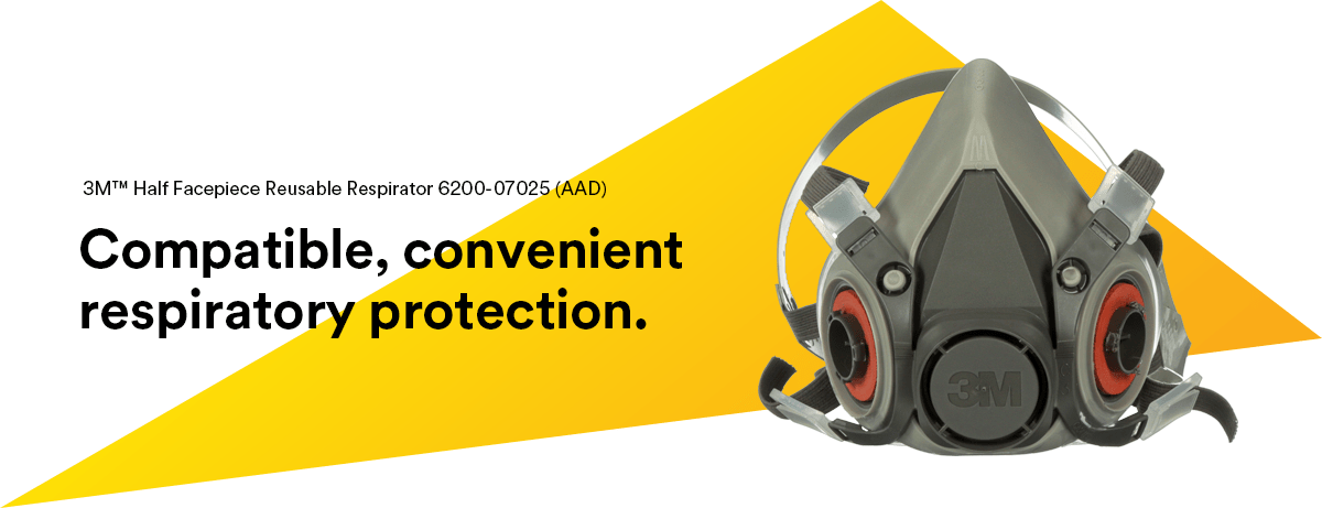 3M鈩�6000 Series Reusable Respirator/ 6100 (S), 6200 (M), 6300 (L)/ Respirator