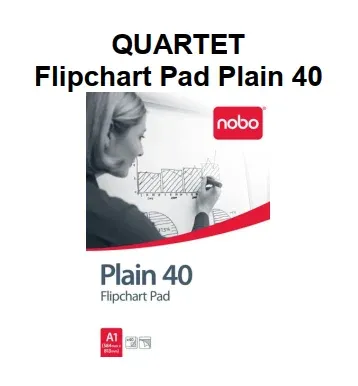 Genuine Malaysia Quartet Product - QUARTET Flipchart Pad Plain 40 Sheets 34631165