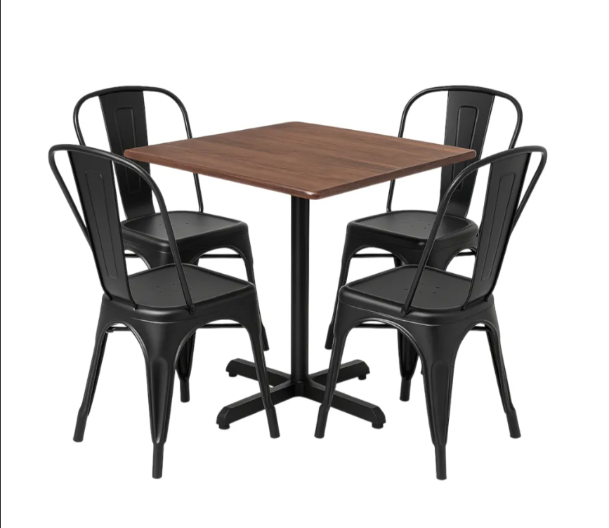 1+4 Dining Table Set Meja Makan Cafe