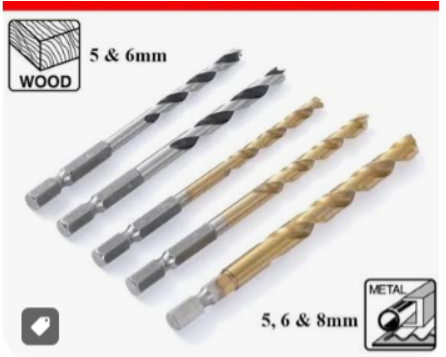 NACHI HSS DRILL BIT - SD6.5 - 6.5MM