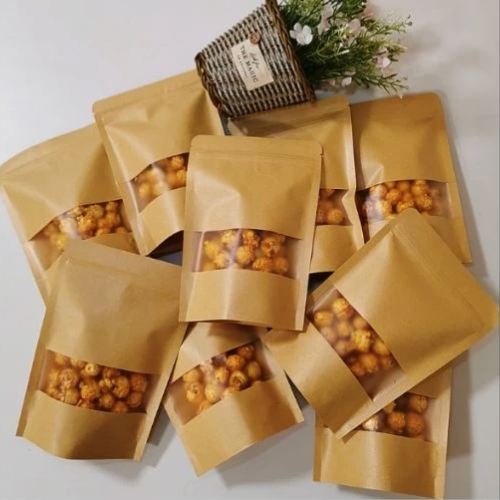 QP POPCORN CARAMEL DOORGIFT ZIPLOCK CRAFT 1 X 50G